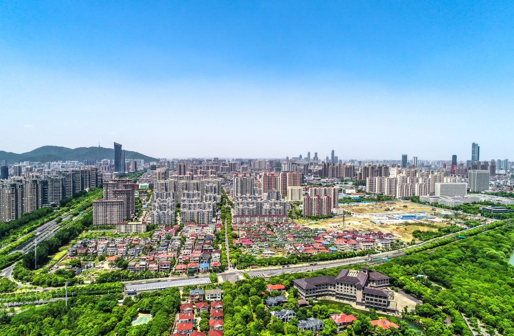 cityscape of wuxi